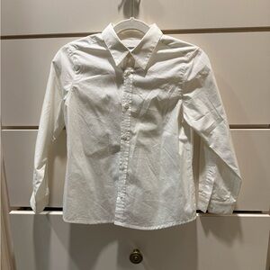 Bonpoint White Button Down Kids Shirt